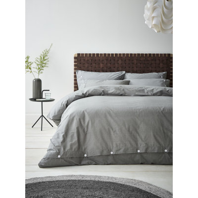 Washed Texture 100% Cotton Duvet Cover Set