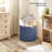 Large Laundry Hamper Basket With Handles, 95L Cotton Rope Woven Storage Bin For Clothes, Blankets, And Toys, Durable And Stylish For Bedroom, Nursery, Or Living Room-2042086176