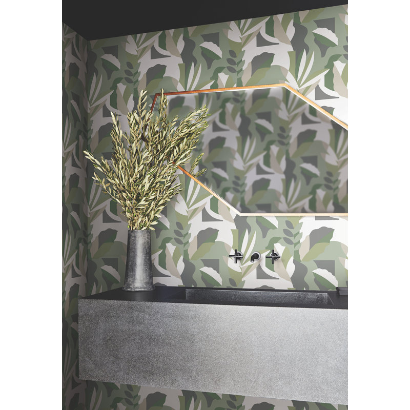 Papier peint, Vert