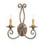 Phillipe 2 - Light Candle Wall Light
