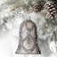 4'' Glass Hanging Figurine Ornament-1049705926