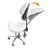 Marivelle Backed Adjustable Backrest Adjustable Height Stool-1622585942