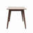 47.2"L Rectangle Dining Table Solid Wood Legs