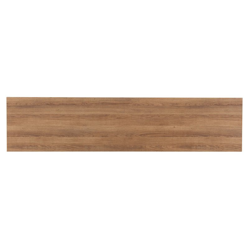 Unfinished TV Stand for TVs up to 75", Golden Brown