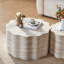 Ensemble de 2 tables basses rondes pour le salon