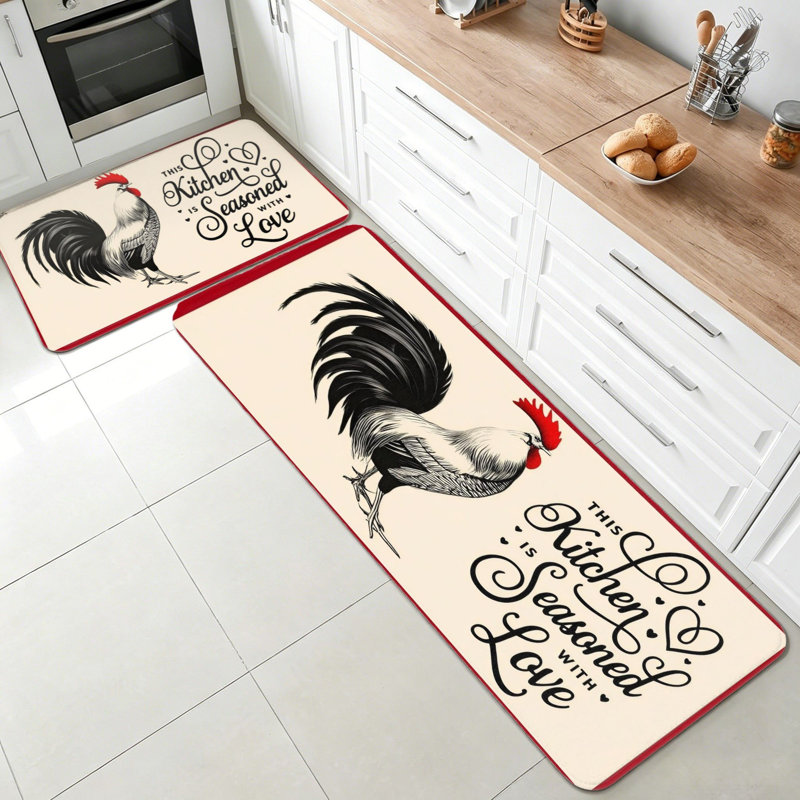 Red Border Rooster