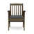 Teak Frame / Dark Gray Cushion