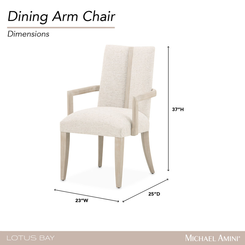 Lotus Bay Dining Arm Chair - Sand