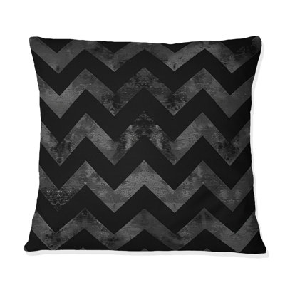 Chevron Flow I - Chevron Throw Pillow