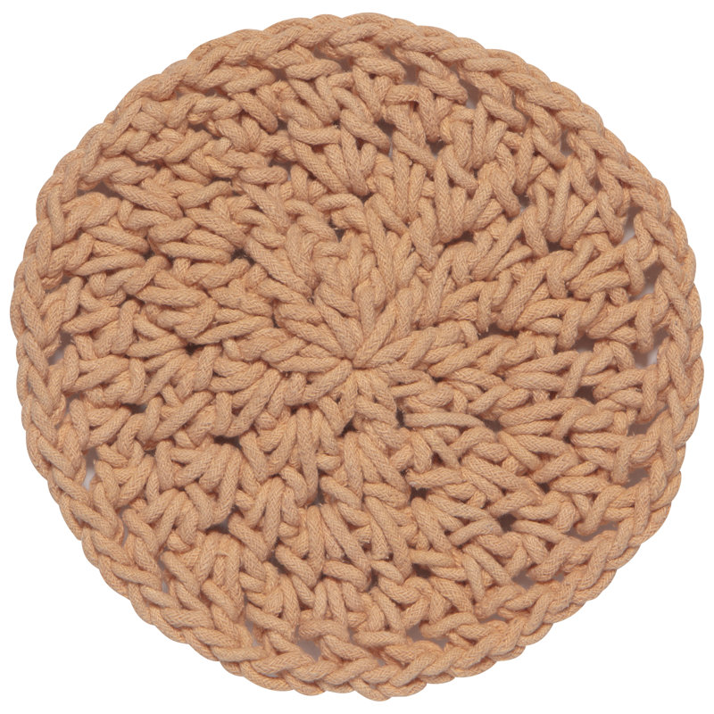 Round 1 Piece Trivet, Peach