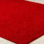 Red Modern Shaggy Rug, Plain Stain Resistant Easy to Clean Rug For Living Room, Dining Room, Bedroom, Kitchen-606336228