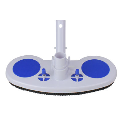 13" Blue And White Air-Relief Valve Swimming Pool Vacuum Head