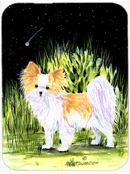 Planche à découper en verre « Chihuahua » rouge®