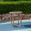 Table circulaire en bois 27,5 po