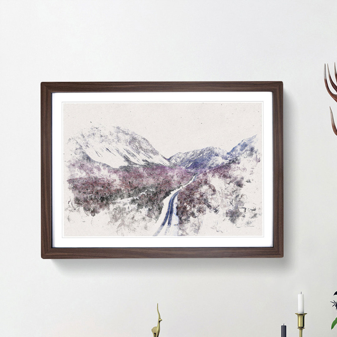 The White Mountains of New Hampshire - Picture Frame Painting Print
