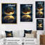 «Golden Full Moon Beach Dream By Night Shore I», reproduction sur toile-827383113-827383117
