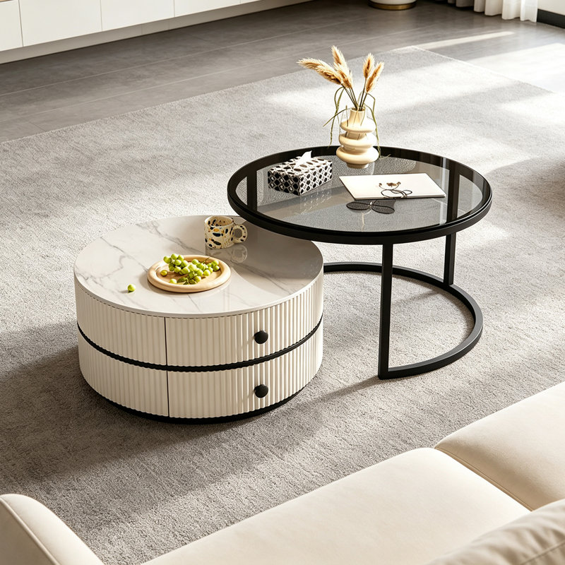 Bourgeoise, H 17,71 po x L 23,62 po x l 23,62 po, Noir / blanc