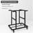 24''x20''x26'' Large Printer Table with Storage Shelf, 3 Tier Rolling Printer Cart with Wheels,Multifunctional Shelves for Home Office-98737005