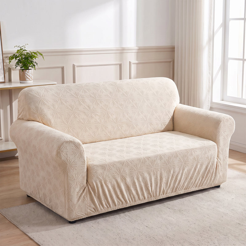 Sofa Slipcover, 1 cm H x 300 cm W, Beige