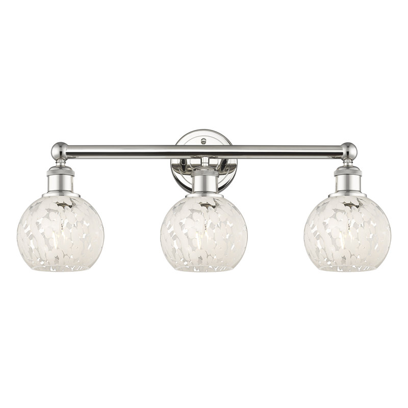 Berdene 3 - Light Dimmable Vanity Light, Polished Nickel
