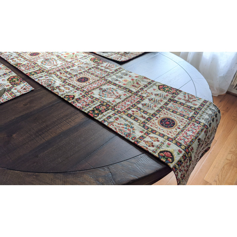 Patchwork Table Runner, 13" W x 54" L