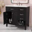 Meuble-lavabo de 36 po sans lavabo - Base d'armoire seulement équipée de tiroirs fonctionnels-1815833289