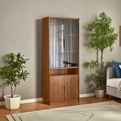 Classic solid wood bookcase