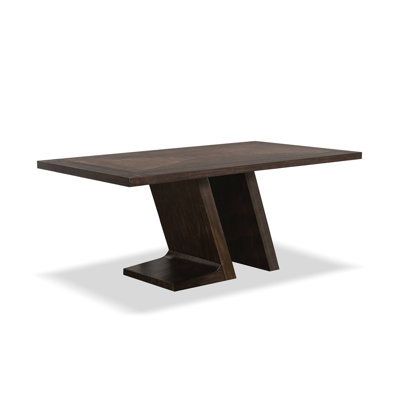 71.6" W Contemporary Dining Table, Espresso
