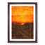 Orange Sunset Abstract - Picture Frame Painting Print-56925286-56925288