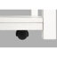 Table basse contemporaine contemporaine brun et blanc avec, pour salon et table