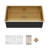 Undermount Kitchen Sink Single Bowl