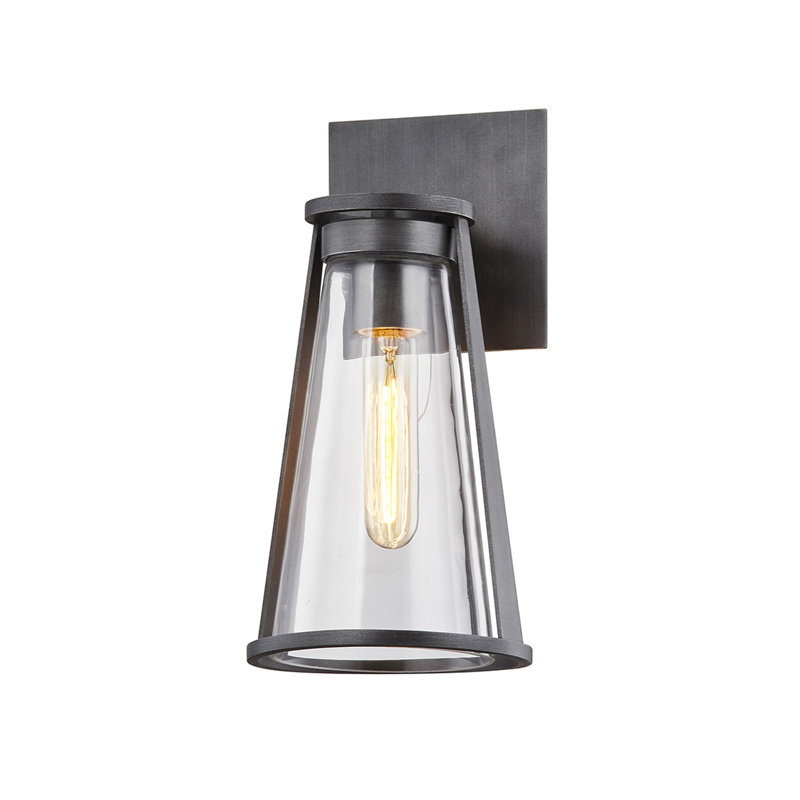 1 - Light Dimmable Graphite Flush Mount