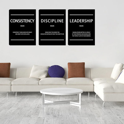 Barwyn 3 Piece Wrapped Canvas Print