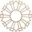 Médaillon de plafond en bois Augustus-63412090-63412121