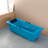 Simple Modern Acrylic Bathtub 66.93'' W 18.90'' H Tub & Shower Kit-99338935