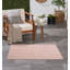Tapis intérieur / extérieur rose Mullican Sandy-907103575