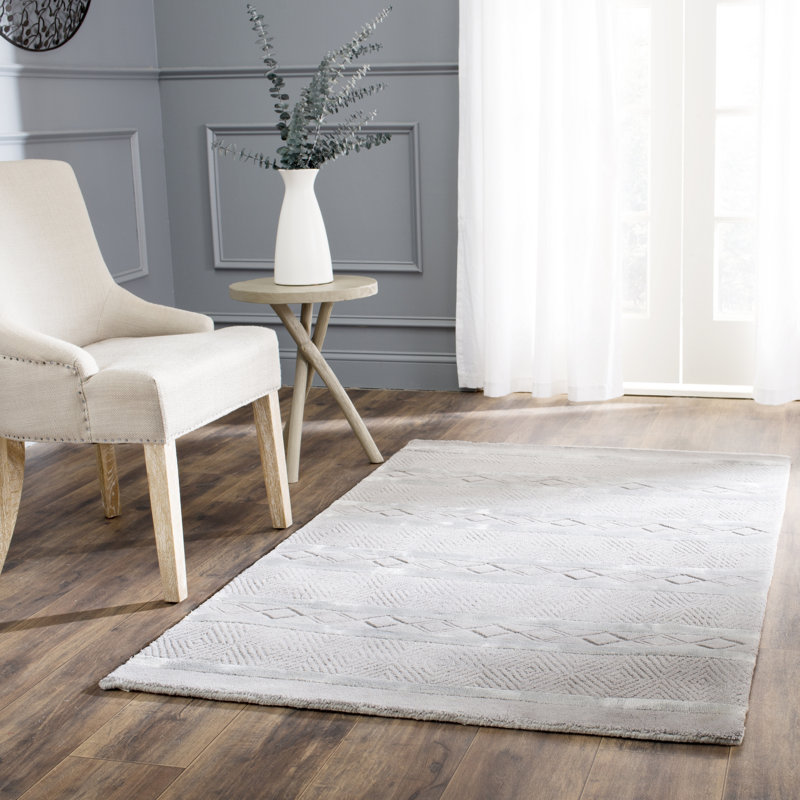 Linus Striped Wool Hand Woven Indoor / Outdoor Area Rug, Rectangle 107 x 168 cm