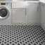 9" W x 9" L x 4mm Peel & Stick Floor Tile Coin Luxury Vinyl Flooring