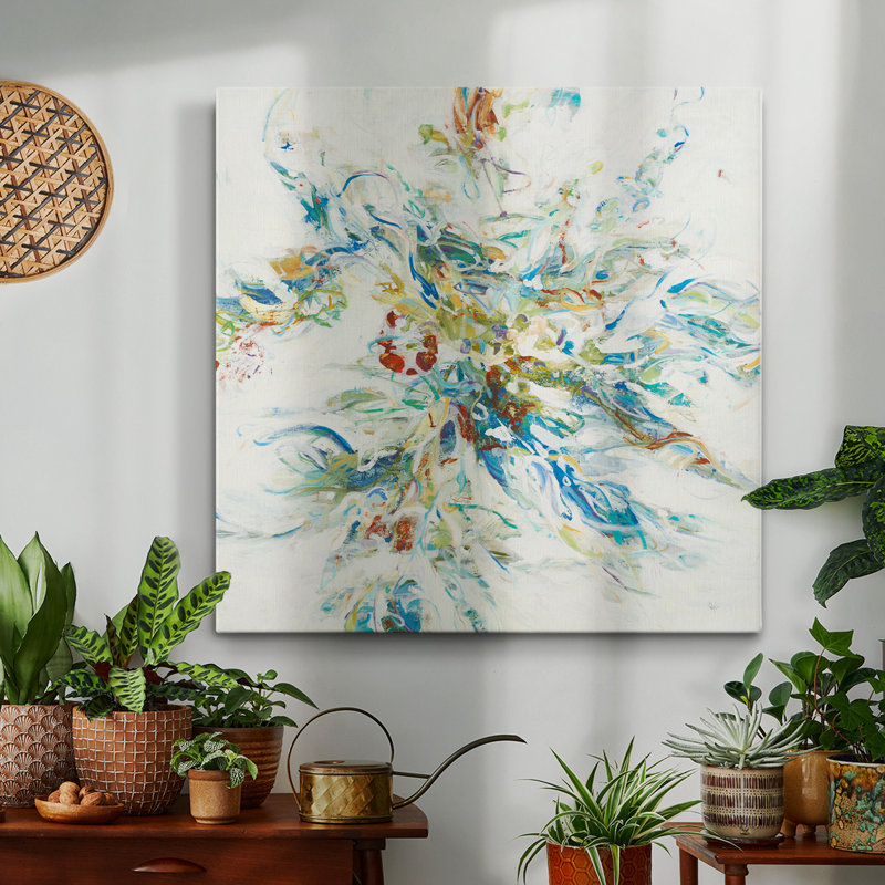 Nature's Flow - Toile tendue avec châssis de qualité supérieure - prête à être accrochée