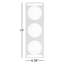 Applique murale en acier inoxydable H 19 po Davida