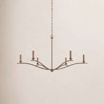 Ensley 6 - Light Dimmable Chandelier
