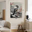 Winter Chickadee Bird Canvas Wall Art Framed Ready to Hang Living Room Bedroom Home Decor-864289989