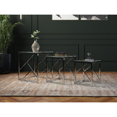 Danali Glass Top Nesting Tables
