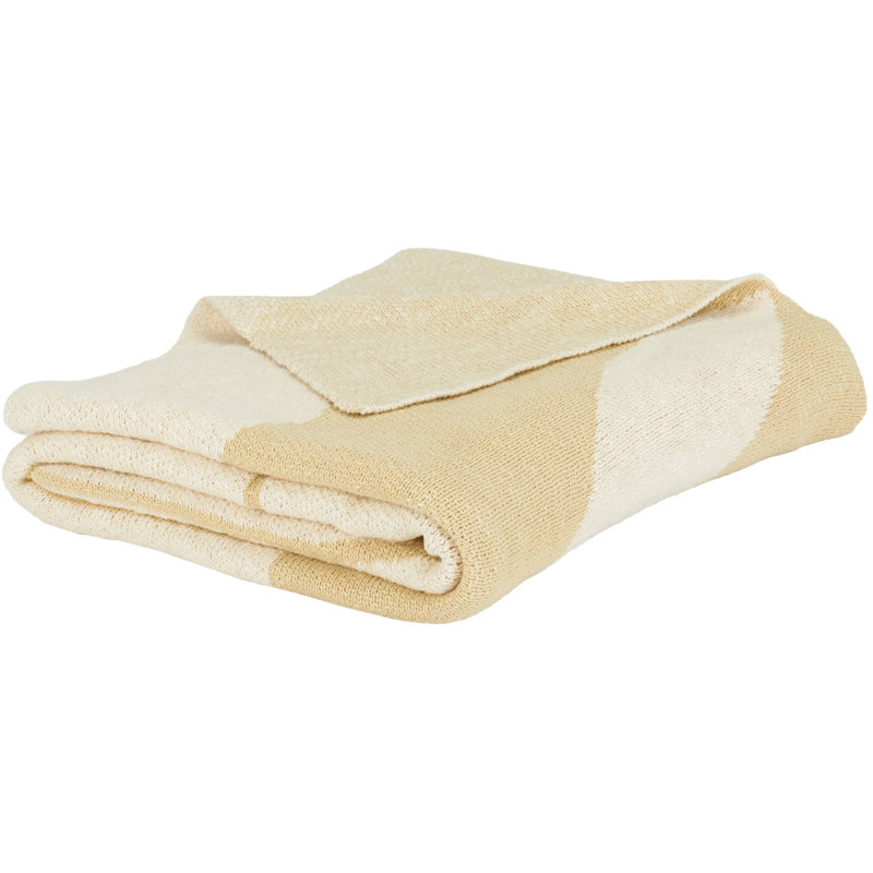 Cleon 50X60 Throw, Ivory/Beige