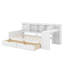 Lit de jour simple avec armoires et tiroirs-1283712345