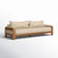 Nathanson 106'' Teak Outdoor Sofa