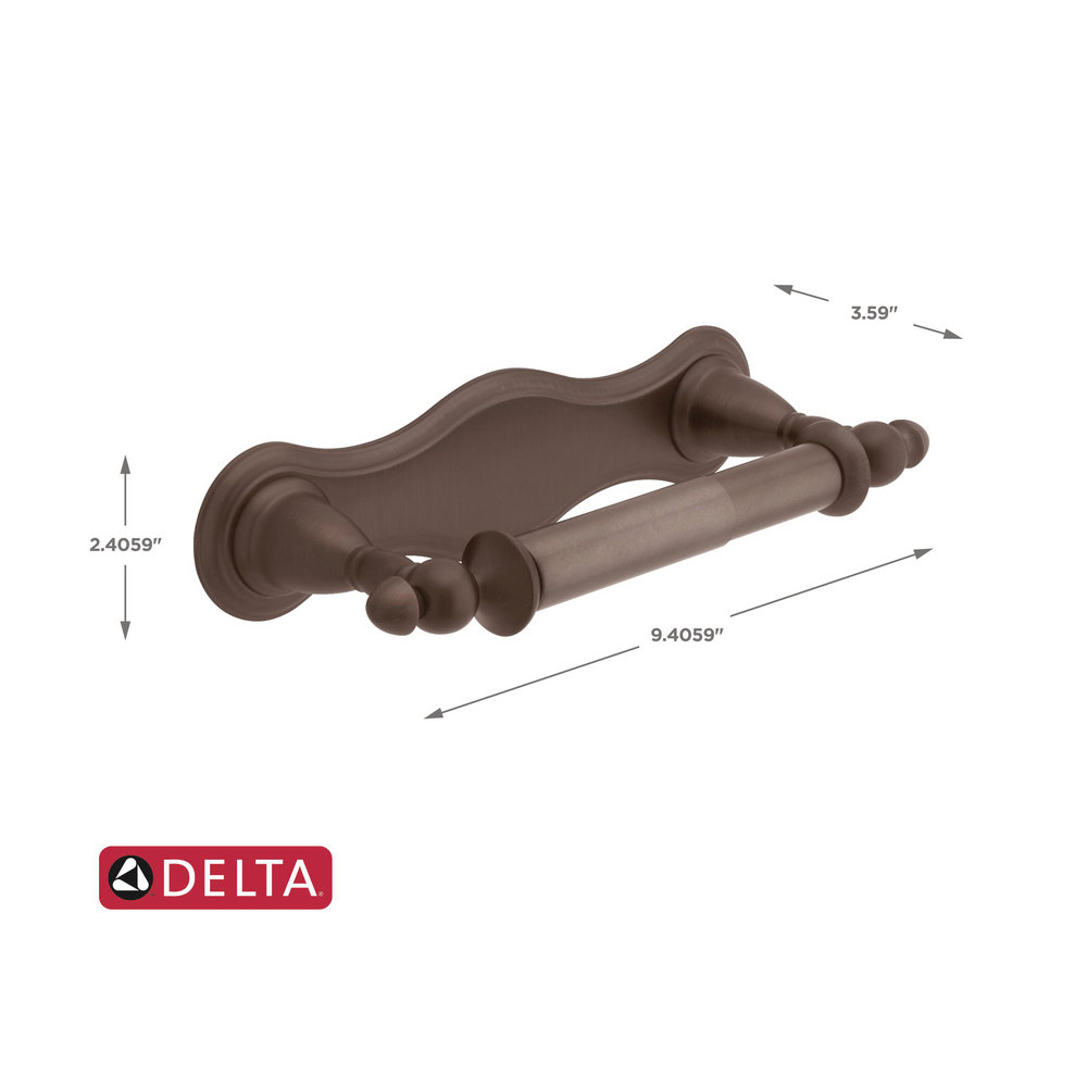 Victorian Toilet Paper Holder, Venetian Bronze