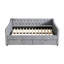 Daybed With Drawers, Upholstered Bed With Button Tufted Design-229436787
