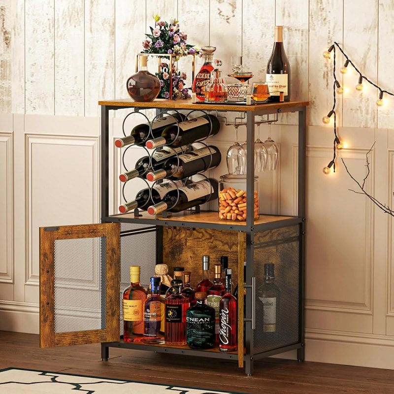 Bar avec porte-bouteilles détachable, porte-bouteilles pour ...