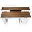 Bureau d'ordinateur de 55 po de largeur avec plateau pour clavier et station de recharge-582697972